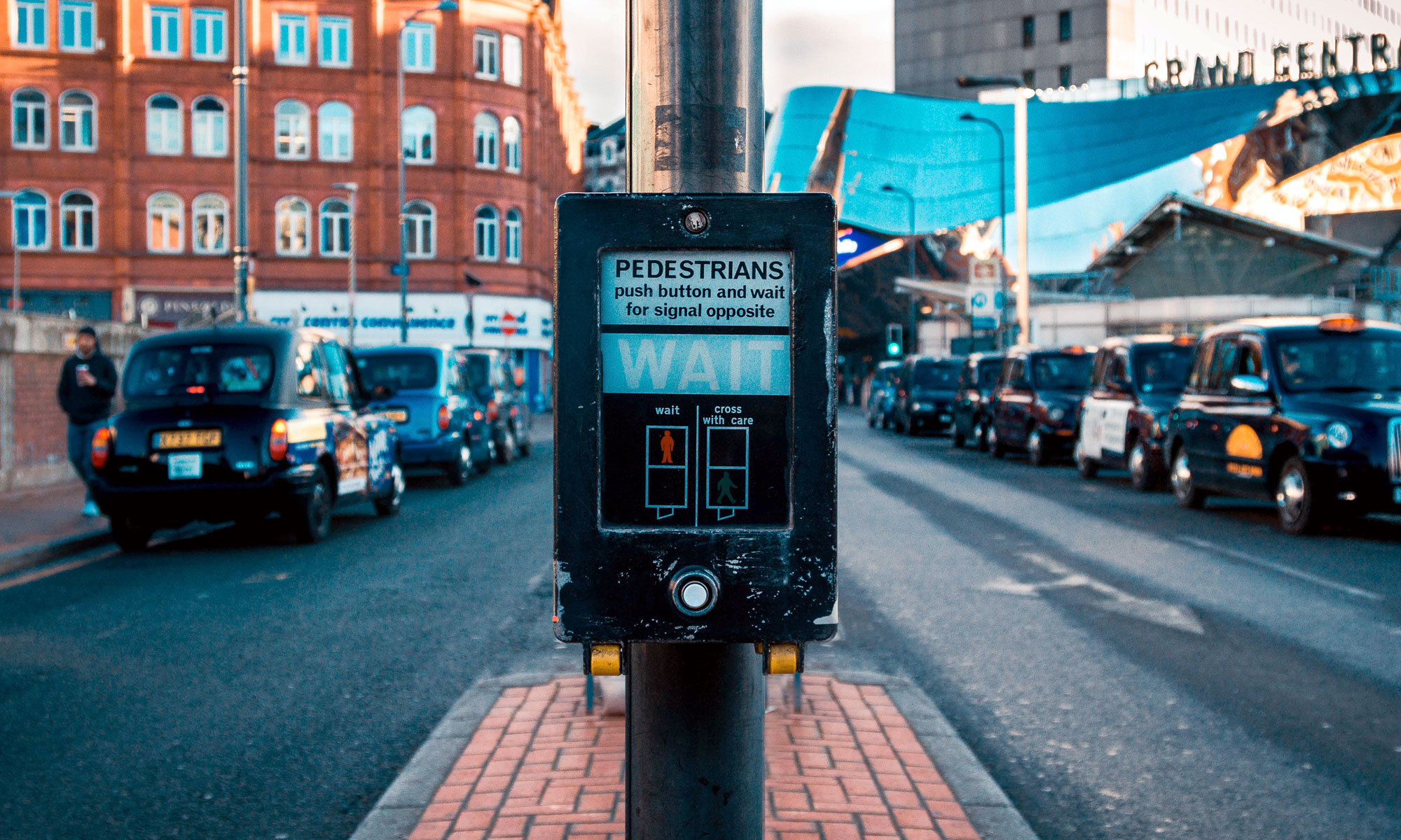 Pedestrians Wait - Photo by Matthew Feeney