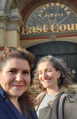 Abby and Jess Mangold at Alexandra Palace and Park