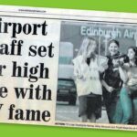 Evening post - Airport staff set for high life with TV fame featuring Abby Mangold